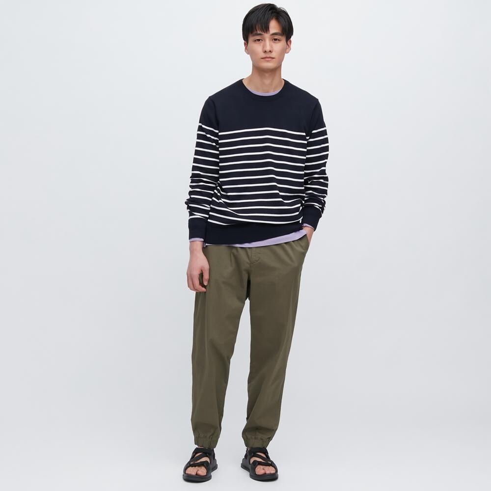 

Свитер хлопковый унисекс Uniqlo, синий