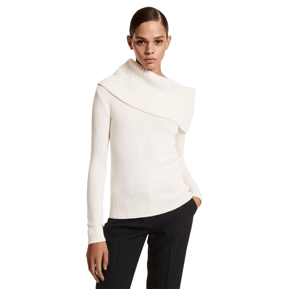 

Свитер Michael Kors Cashmere Off-The-Shoulder, белый