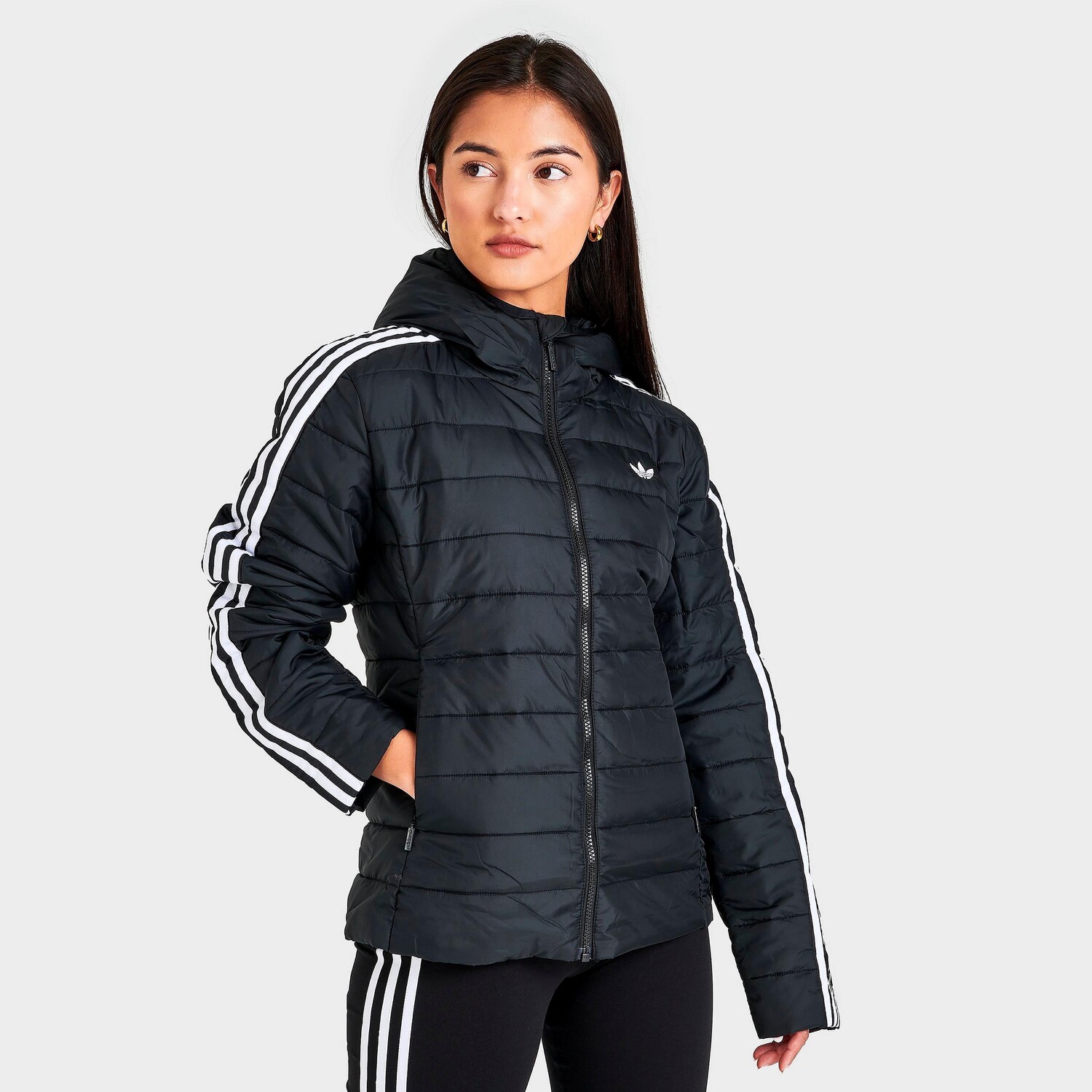 

Женская пуховая куртка Adidas Originals, черный