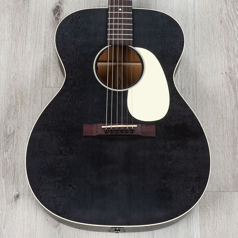 адаптер питания zoom ad 17e Акустическая гитара Martin 000-17E Acoustic Electric Guitar, Rosewood Fretboard, Black Smoke