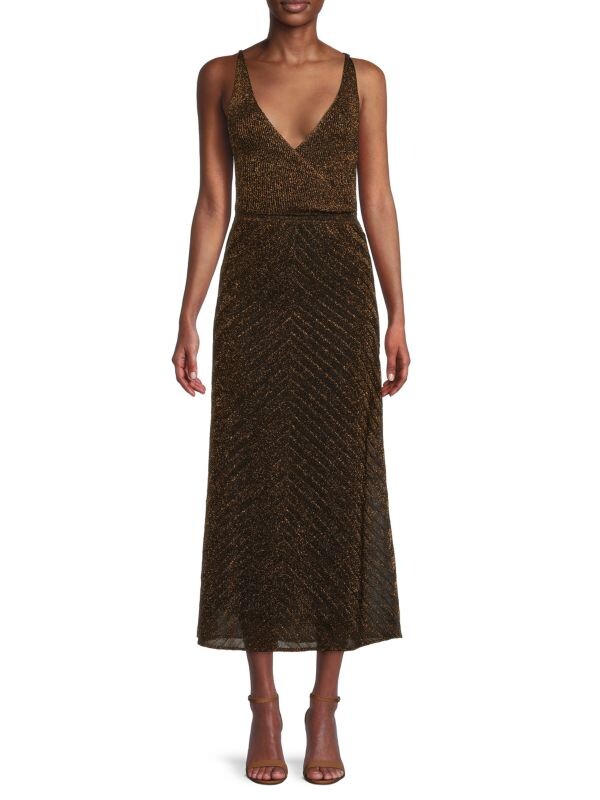 

Платье а-силуэта в рубчик Missoni Bronze