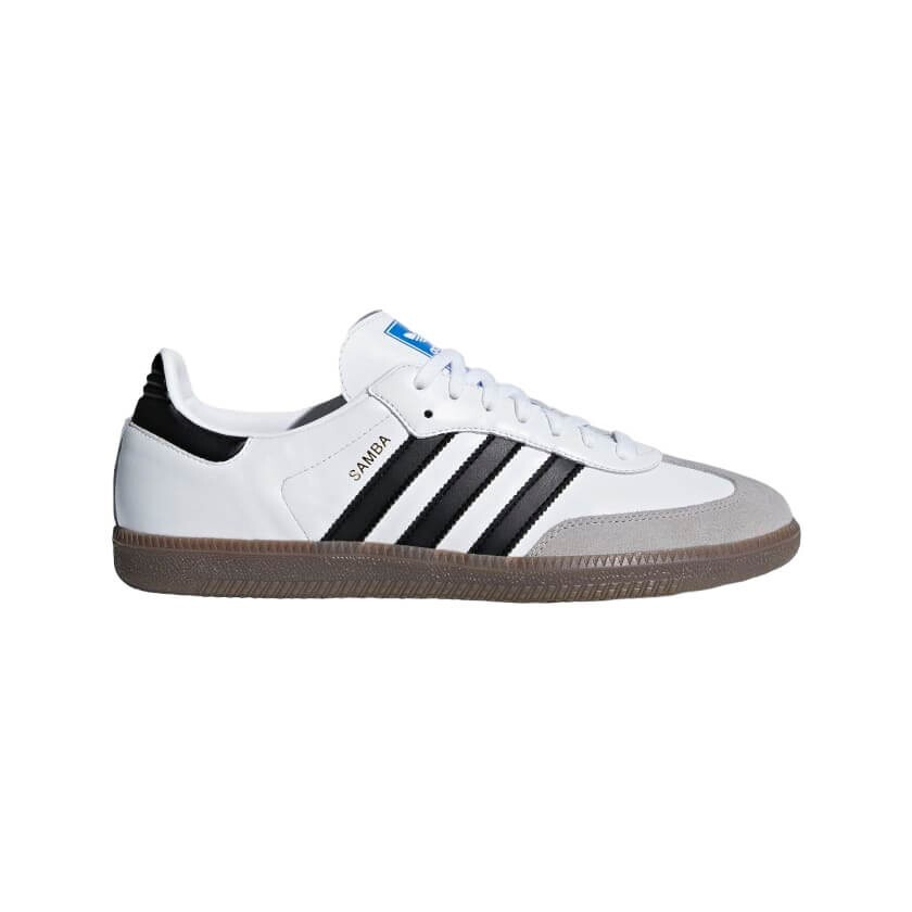 

Кроссовки Adidas Samba OG Unisex, белый/черный/серый (Размер 39 RU)