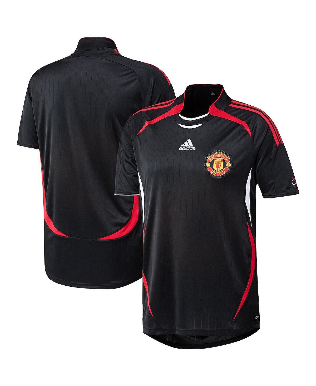 

Мужское черное джерси manchester united teamgeist adidas, черный