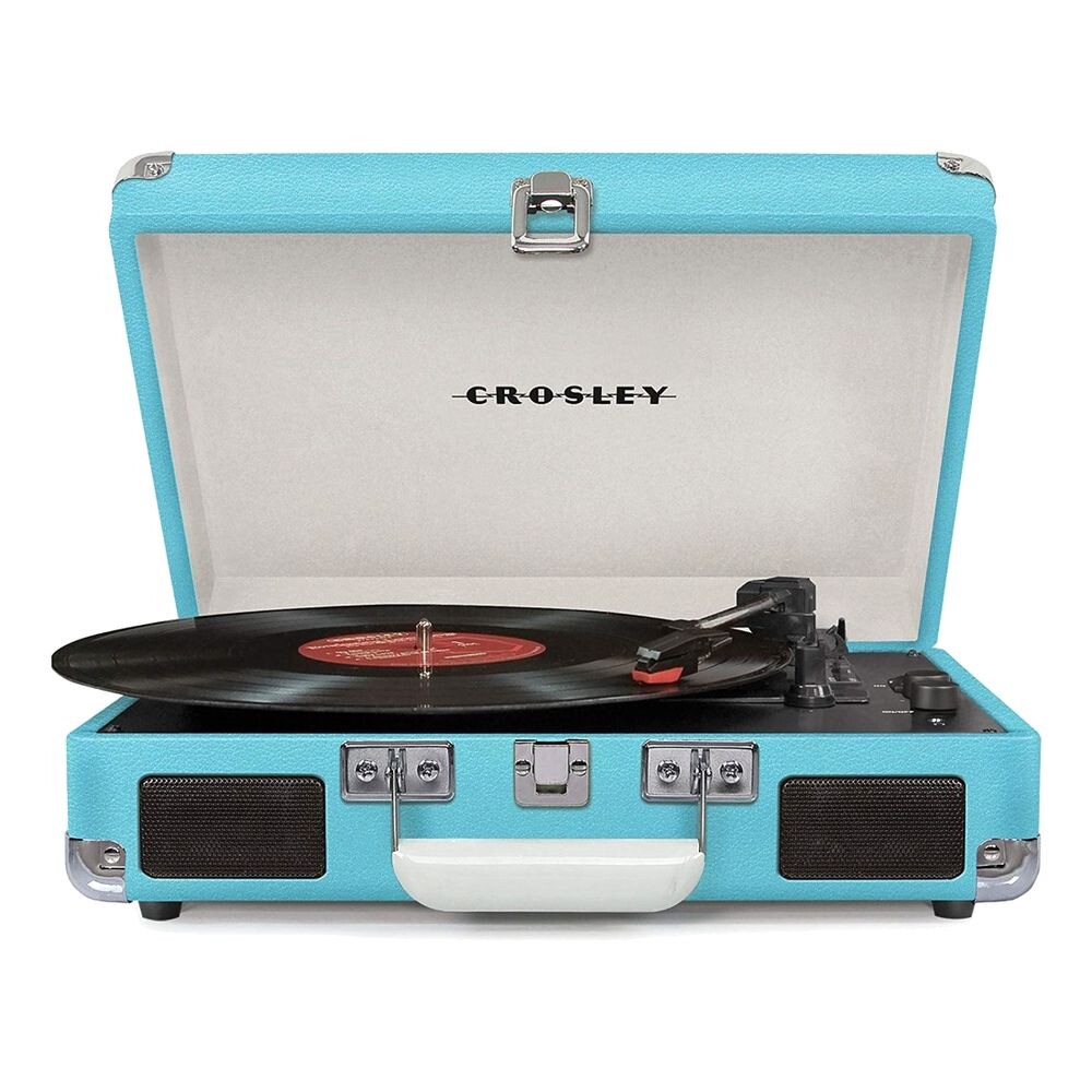 

Проигрыватель Crosley Cruiser Deluxe портативный со встроенными динамиками, бирюзовый