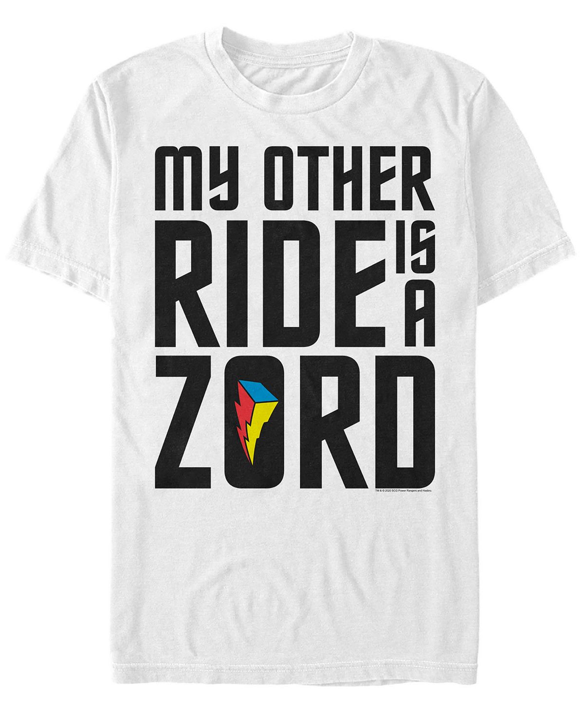 Мужская футболка с круглым вырезом с короткими рукавами ride zords Fifth Sun, белый