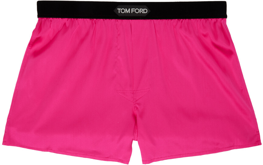 

Розовые шелковые боксеры TOM FORD