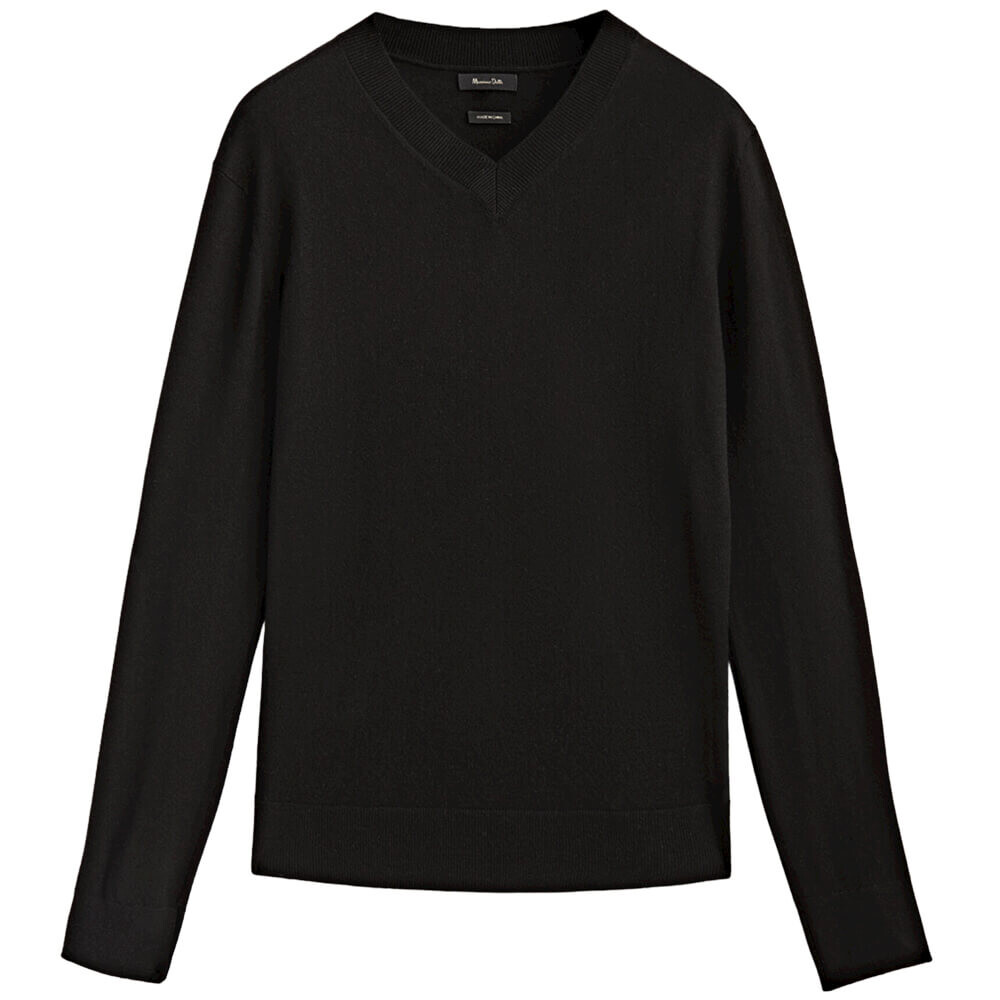 

Свитер Massimo Dutti Wool And Cashmere V-neck, черный