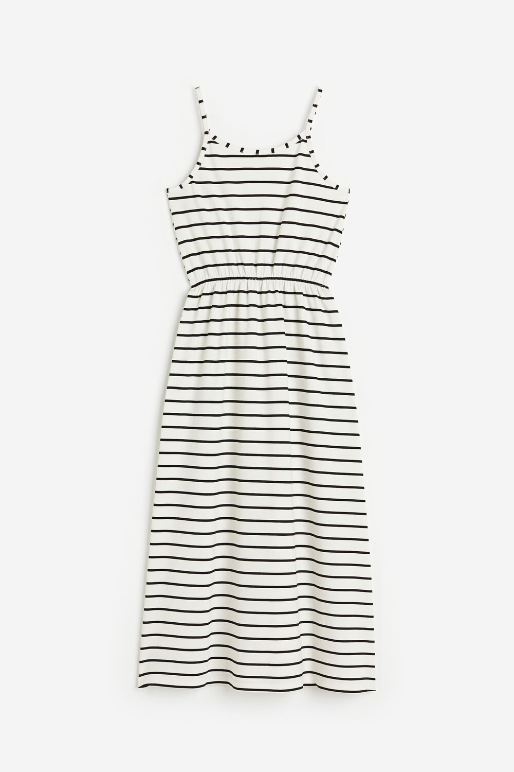 

Платье H&M Kids Cotton Jersey, белый/черный