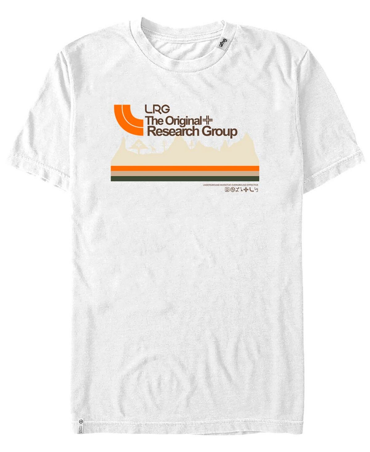 

Мужская футболка с коротким рукавом lrg original core astro Fifth Sun, белый