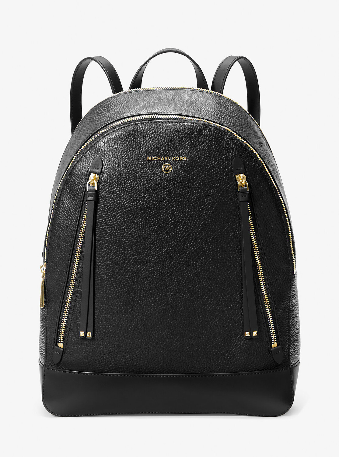 

Большой рюкзак Brooklyn из шагреневой кожи Michael Kors, черный