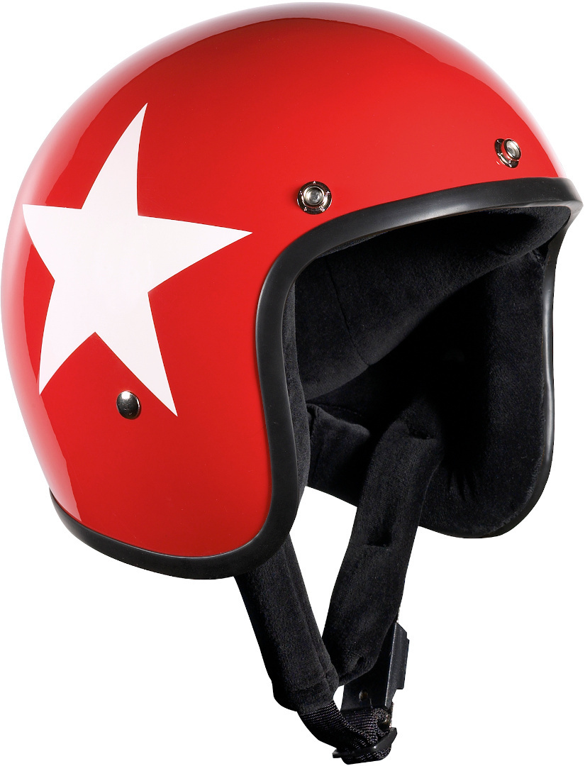 Шлем Bandit Jet Star Red, черный/оранжевый