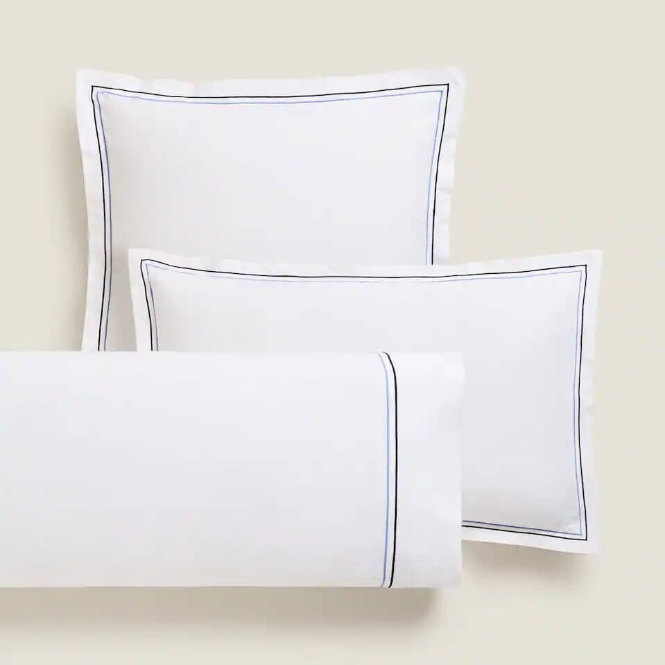 

Наволочка Zara Home With Two Embroidered Details, белый