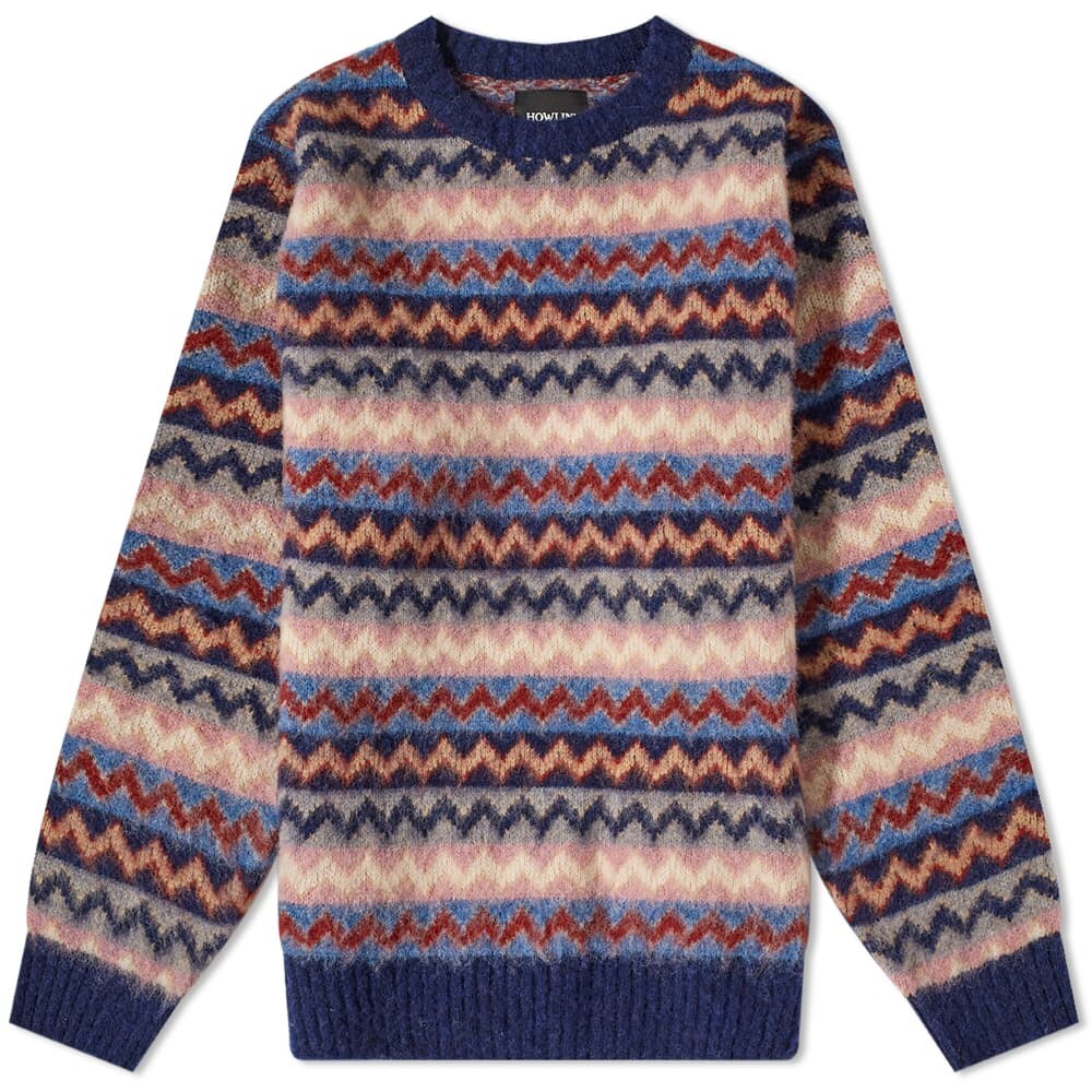 

Джемпер Howlin' Cosmic Fantasies Zig Zag Crew Knit, Серый