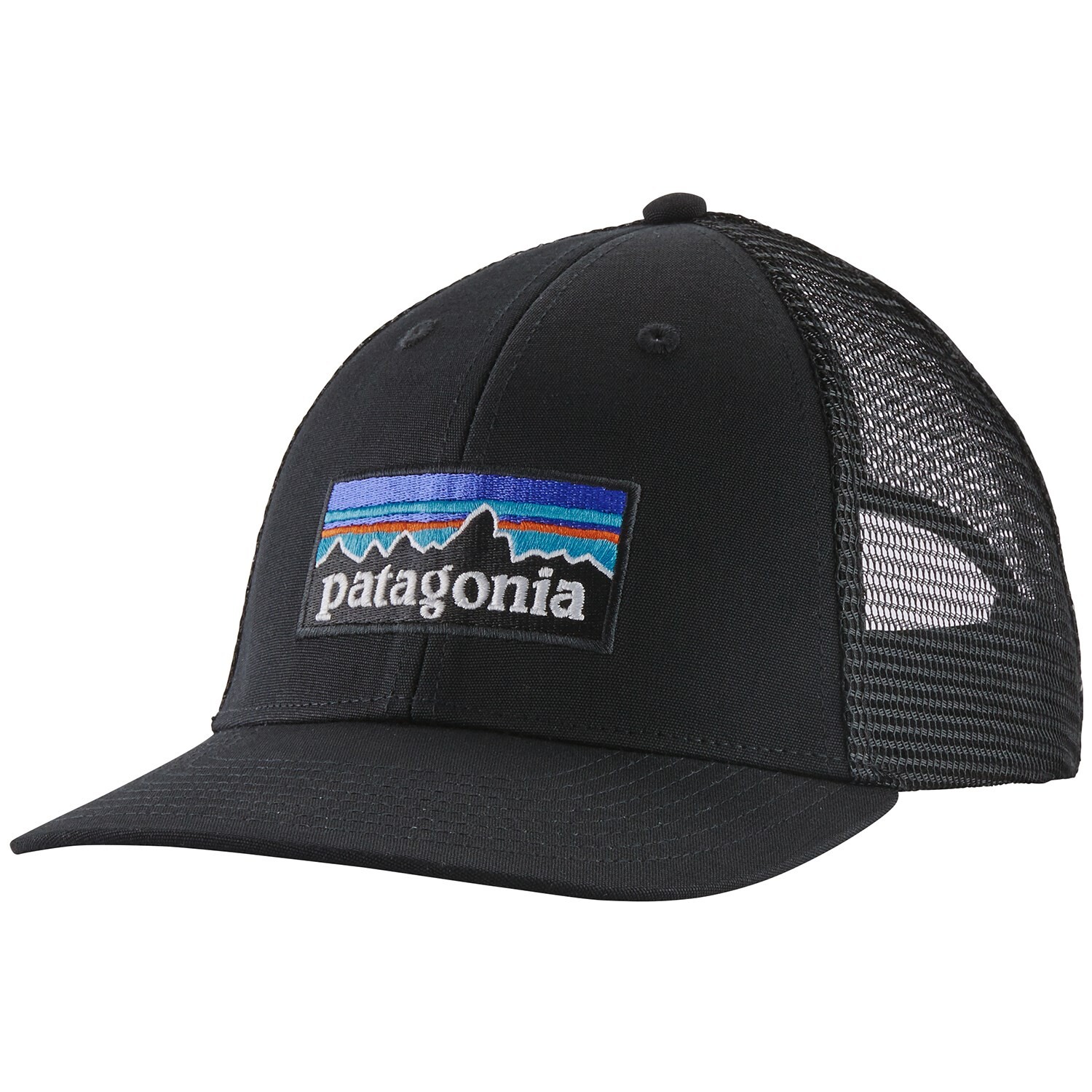 

Кепка Patagonia P-6 Logo LoPro Trucker, черный