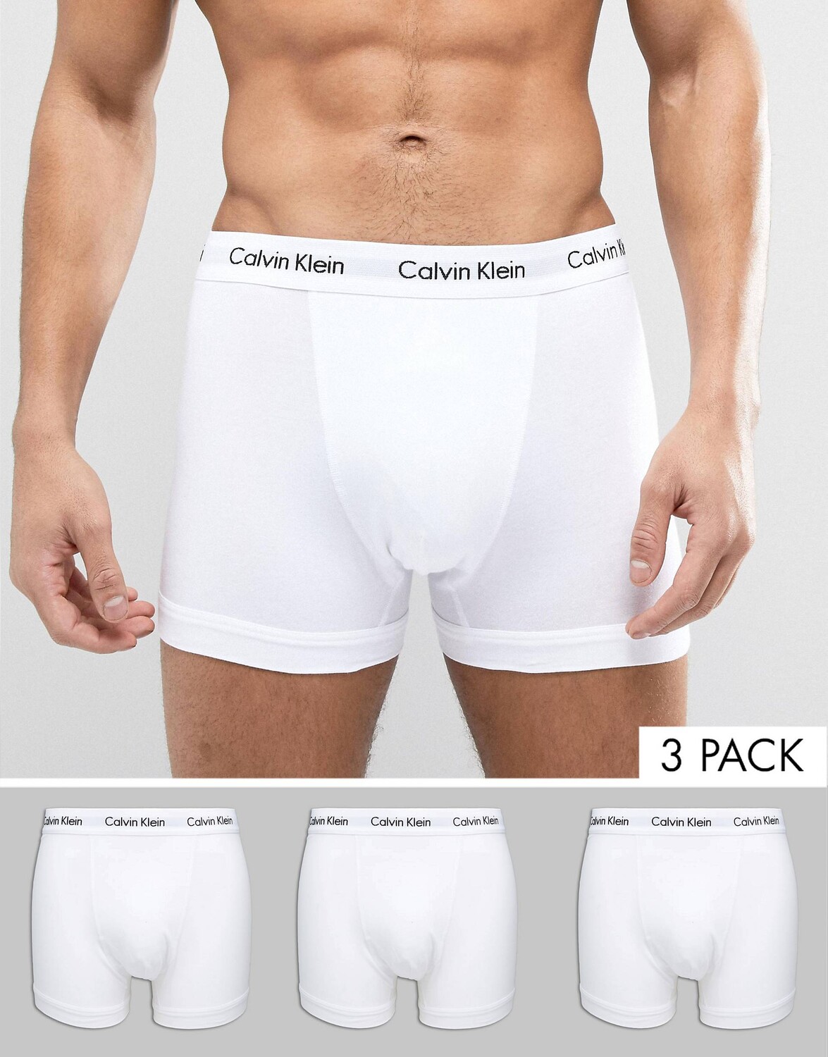 

Комплект из 3 пар трусов Calvin Klein из эластичного хлопка