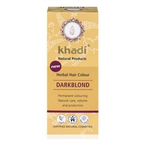 

Khadi Травяная краска для волос хна для волос Темно-русый 100г