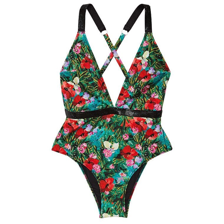 

Купальник Victoria's Secret Shine Strap Plunge, мультиколор