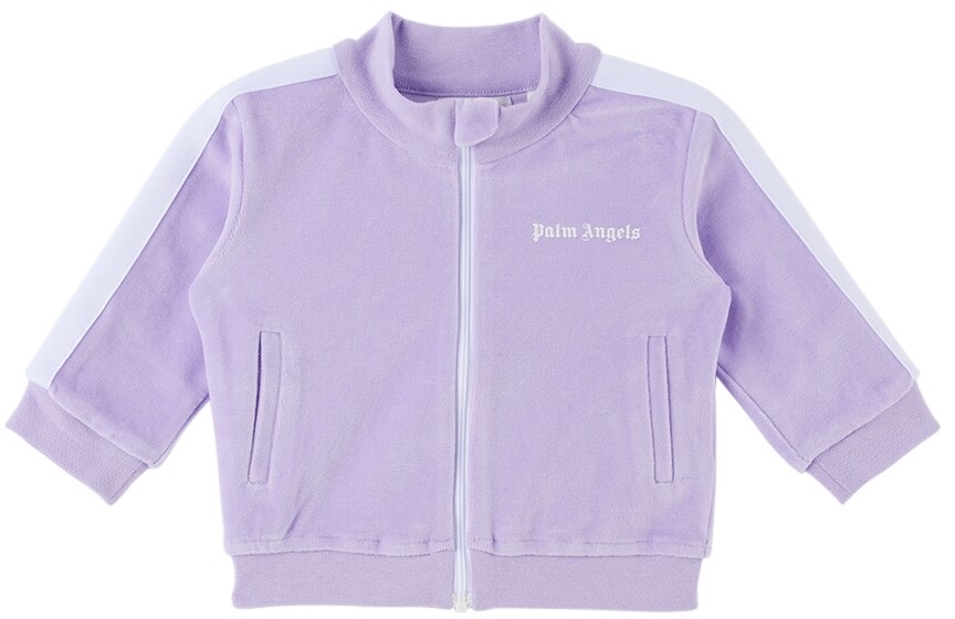 

Спортивная куртка Baby Purple с отделкой в ​​полоску Palm Angels