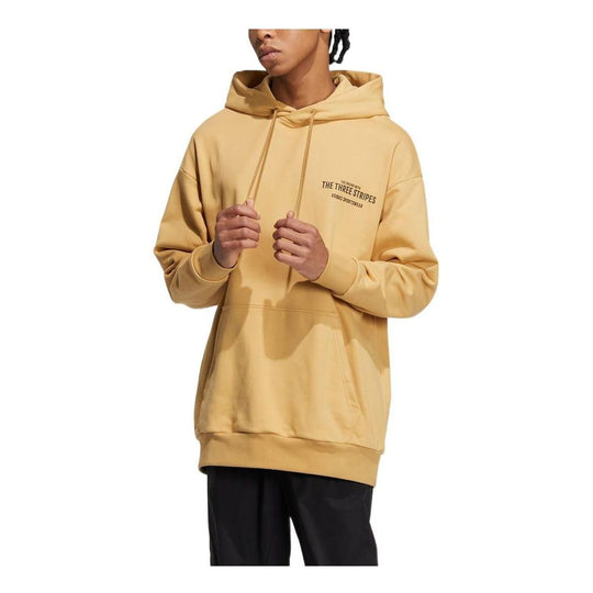 Худи Adidas logo hoodie 'Yellow' IB2733, желтый цена и фото