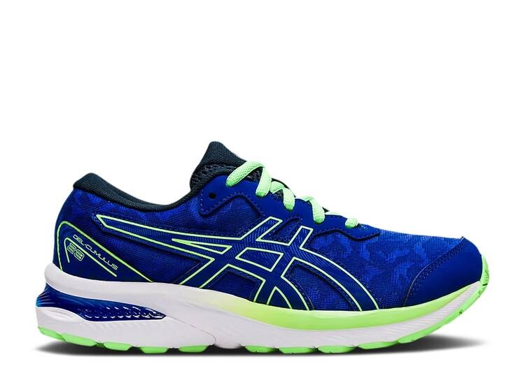 

Кроссовки ASICS GEL CUMULUS 23 GS 'MAKO BLUE BRIGHT LIME', синий