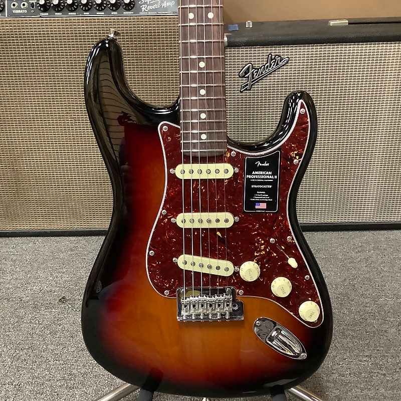 Гриф Fender Stratocaster American Pro II Sunburst из палисандра 2022 года 2022 Stratocaster American Pro II Sunburst Rosewood Neck