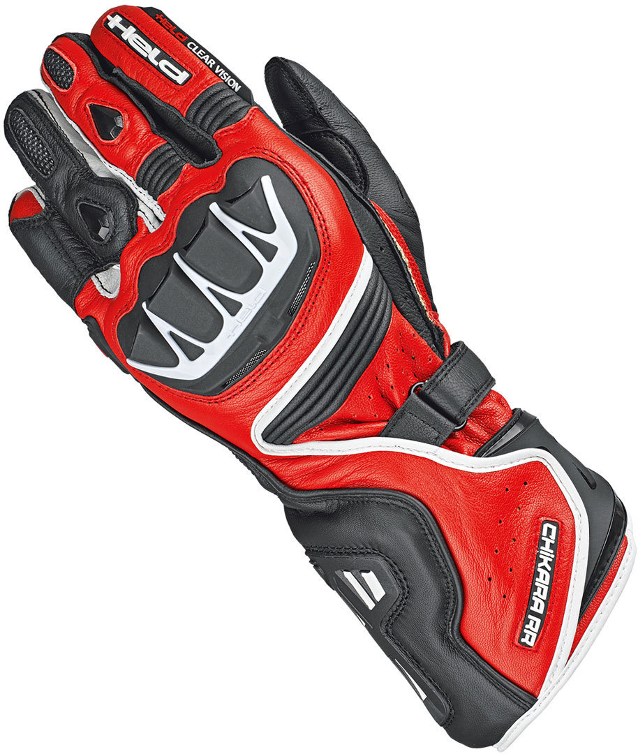 Перчатки Held Chikara RR, черный/красный перчатки красный
