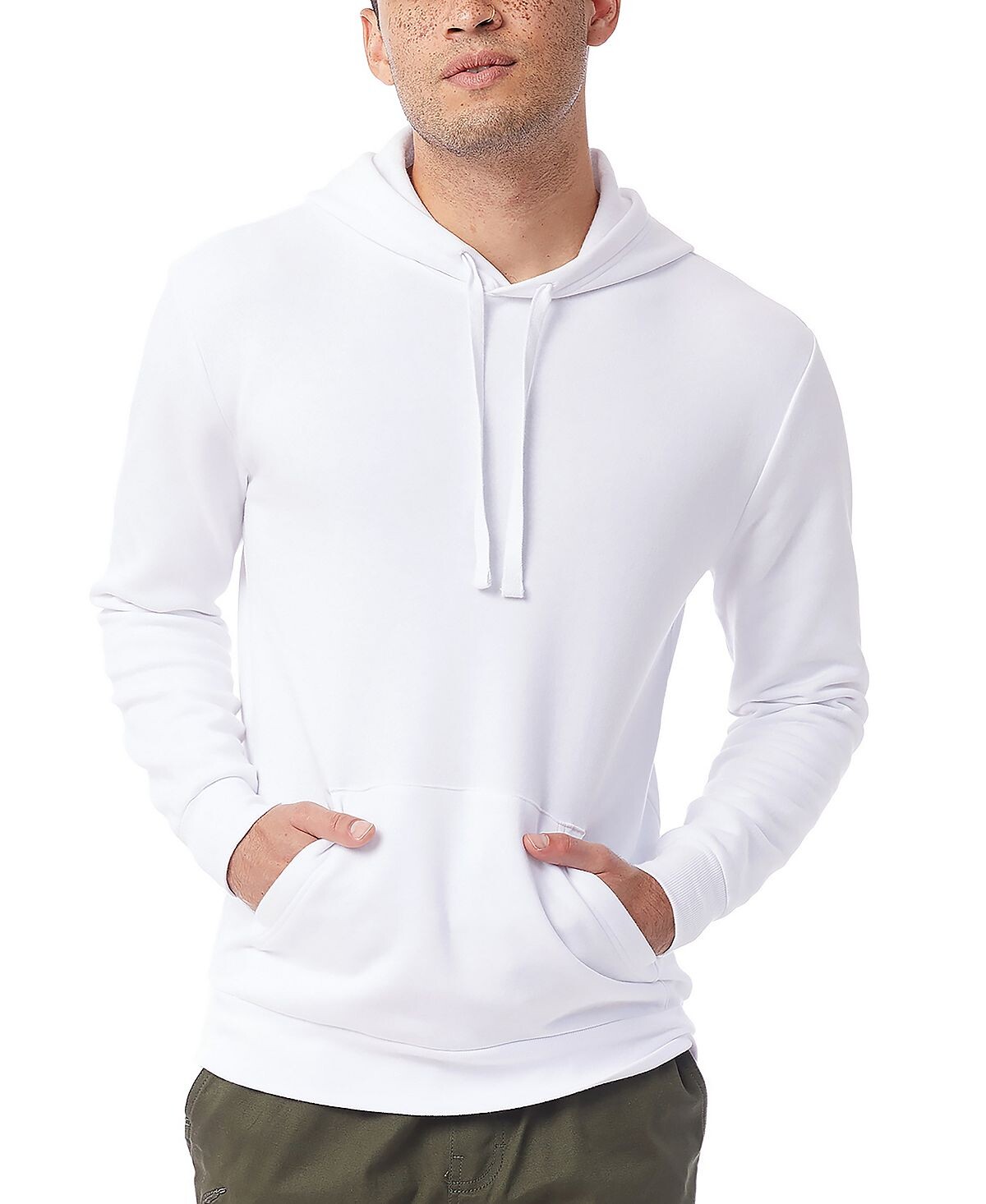 

Мужская толстовка с капюшоном eco-cozy pullover Alternative Apparel, белый