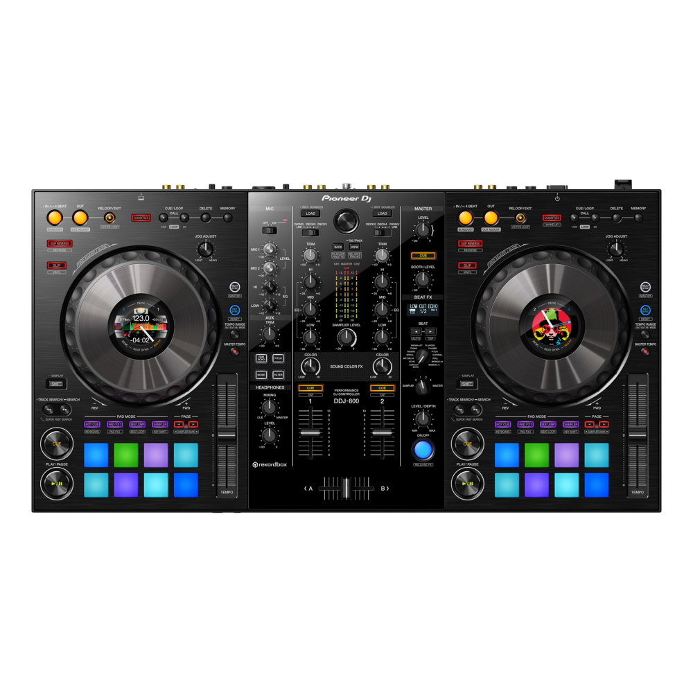 DJ-контроллер Pioneer DJ DDJ-800 портативный midi dj контроллер icon xdj