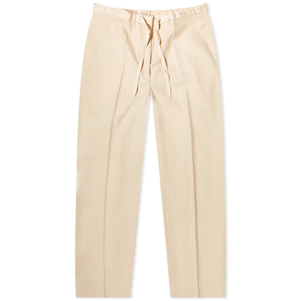 

Брюки Jil Sander Plus Drawstring Wool Flannel Cropped Trouser