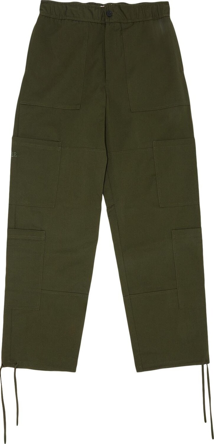 

Брюки Wales Bonner Drill Earth Trousers 'Green', зеленый