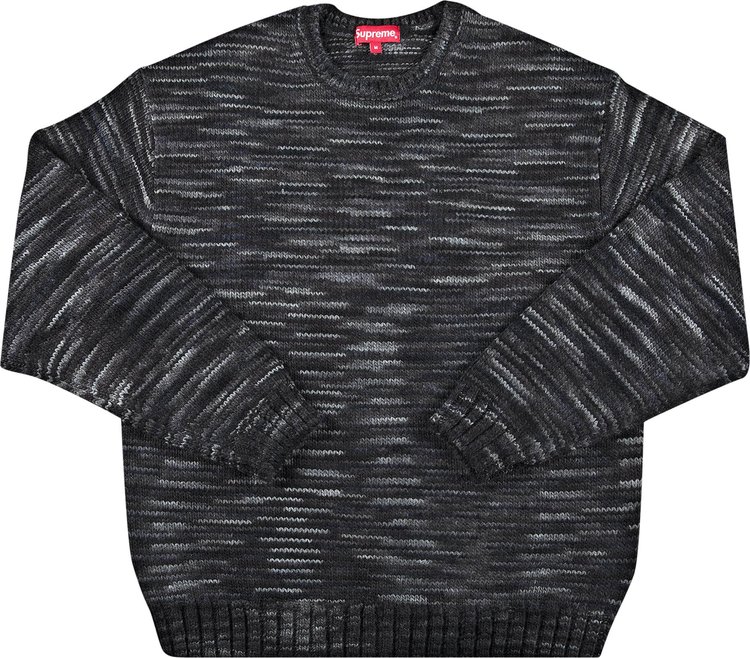 Свитер Supreme Static Sweater 'Black', черный свитер supreme scarf sweater black черный