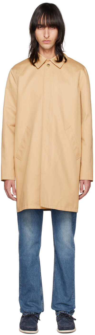 

Бежевое пальто Urban Mac A.P.C., Бежевый