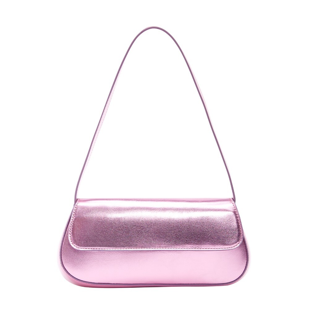 

Сумка Pull&Bear Shoulder With Flap, розовый