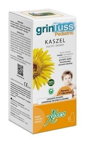 

Aboca GrinTuss Pediatric Syrop сироп от сухого и влажного кашля, 210 g