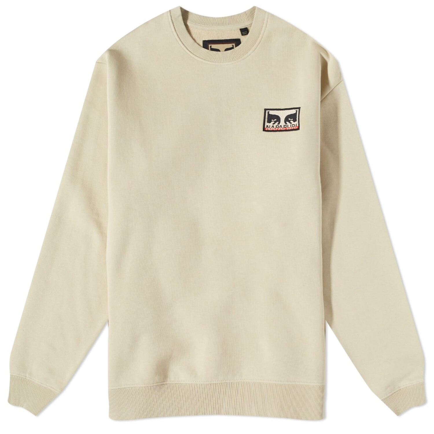 

Свитшот Napapijri х Obey Crew, бежевый