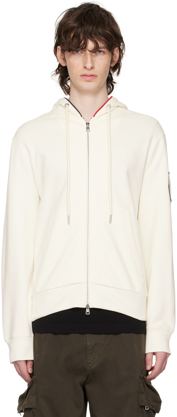 

Худи Off-White с вышивкой Moncler, Белый