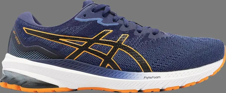 

Кроссовки gt 1000 11 2e wide 'azure black' Asics, синий