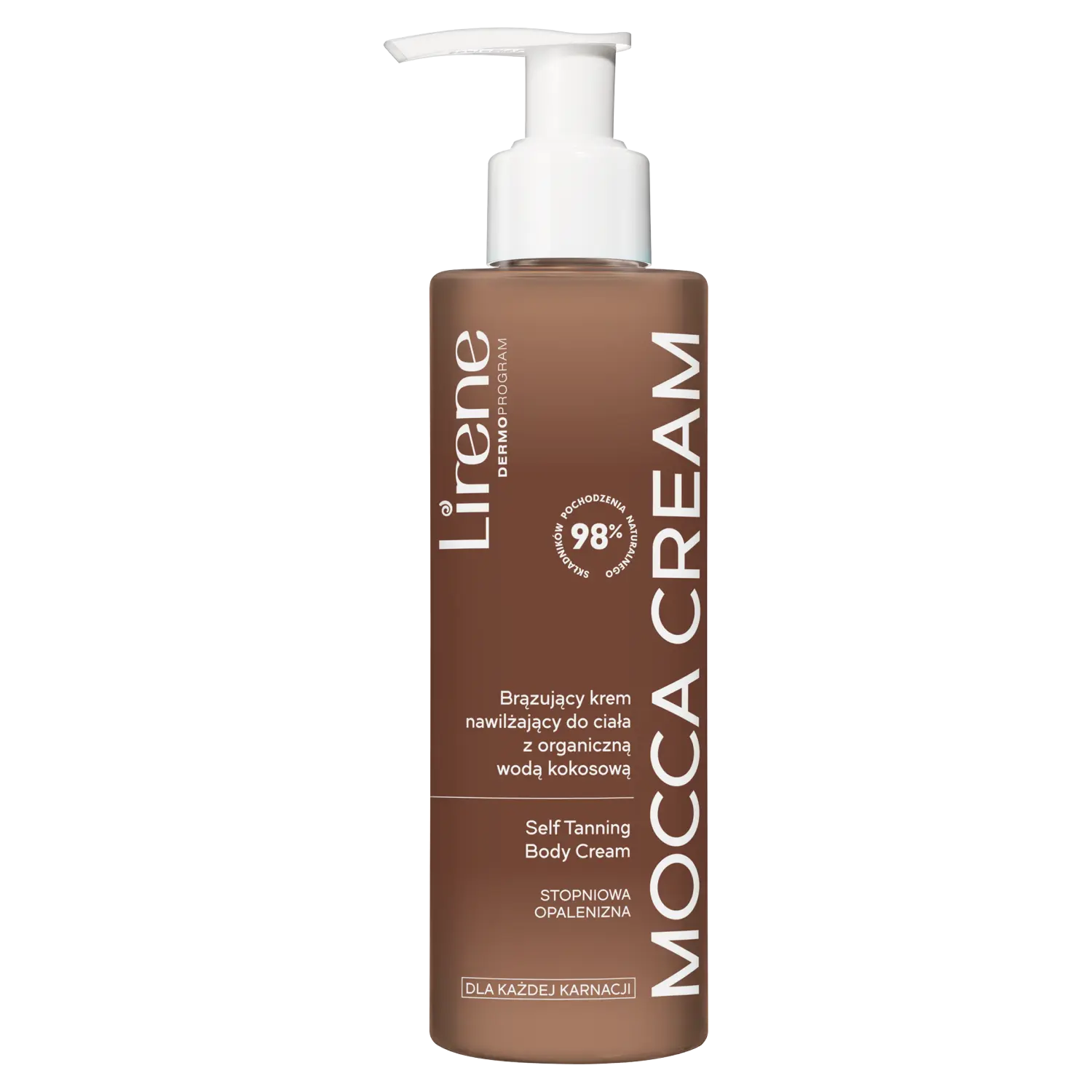 

Lirene Mocca Cream Бронзирующий увлажняющий крем для тела, 200 мл