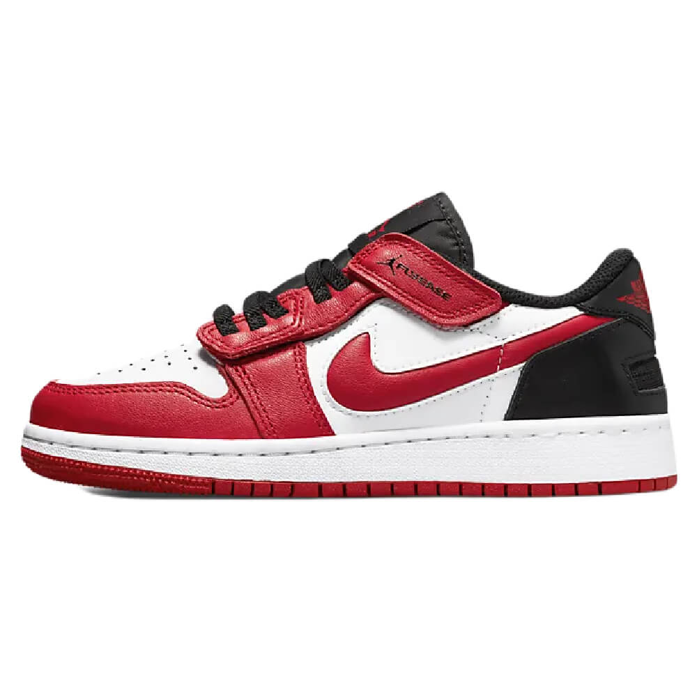 Кроссовки Nike Air Jordan 1 Low FlyEase, красный/черный/белый