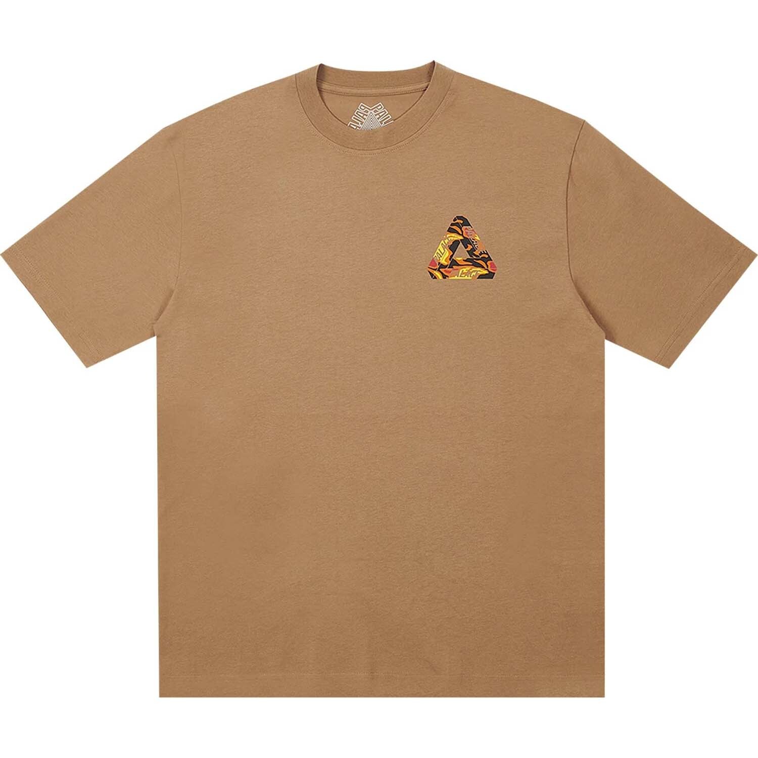 

Футболка Palace Jungle Camo Tri-Ferg, светло-коричневый