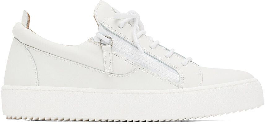 

Белые кроссовки Frankie Giuseppe Zanotti