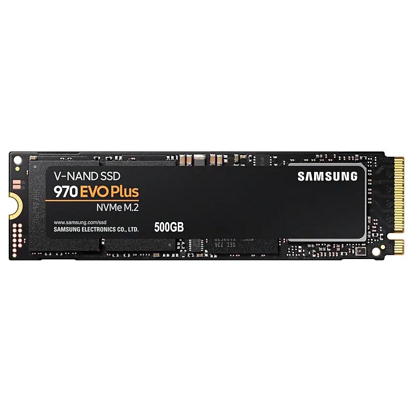 Внутренний накопитель SSD SAMSUNG 970 EVO Plus, 500Гб, NVMe M.2 цена и фото
