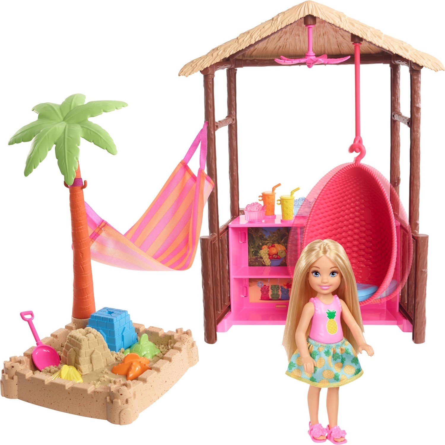 Игровой набор Barbie Челси на пляже кукла barbie dreamtopia chelsea and the fun world gtf48