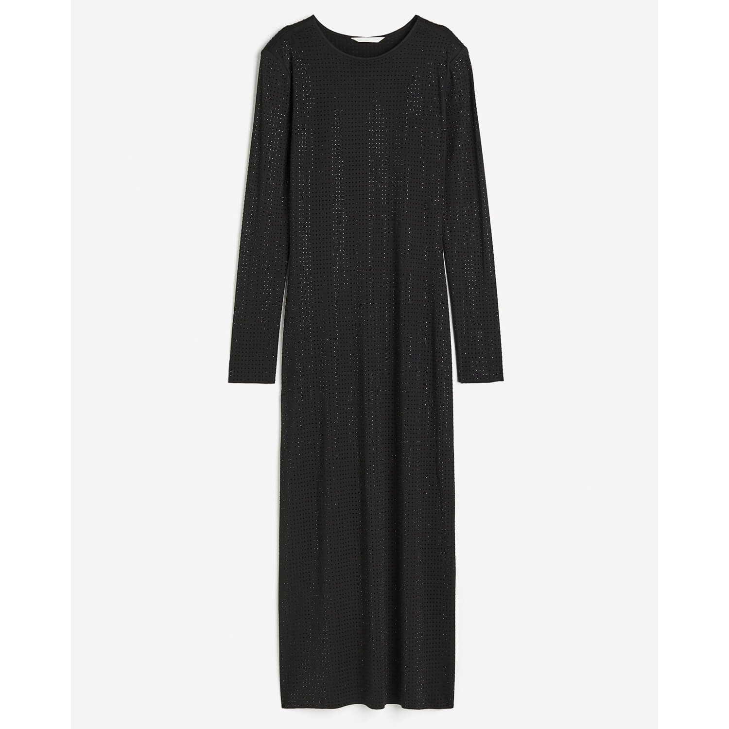 Платье H&M Rhinestone-embellished Bodycon, черный