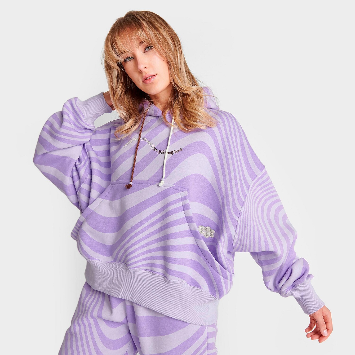 

Женская худи Nike Sportswear Phoenix Fleece Swirl, фиолетовый