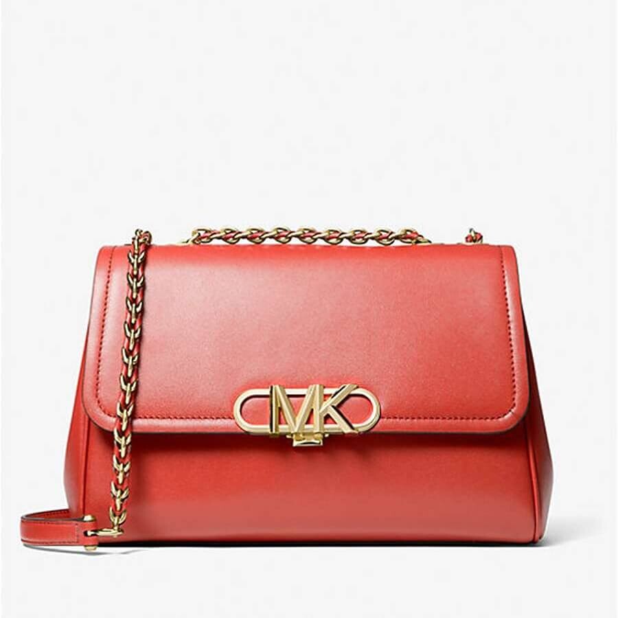 

Сумка Michael Michael Kors Parker Extra-Large Leather Shoulder, красный