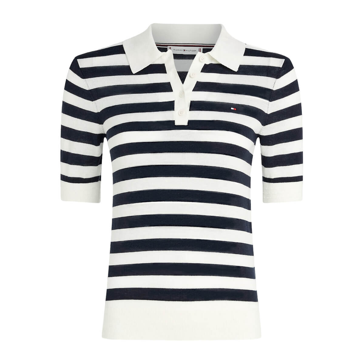 

Джемпер-поло Tommy Hilfiger Stripe, темно-синий/белый
