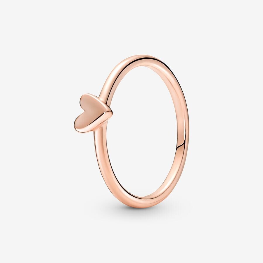 

Кольцо Pandora Moments Freehand Heart, розовое золото