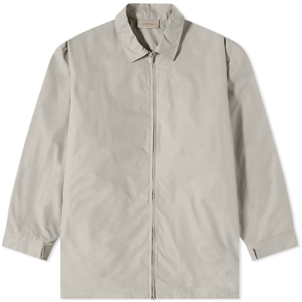 

Куртка Ear of God Essentials из тканого твила с воротником-стойкой Fear of God ESSENTIALS, Серый