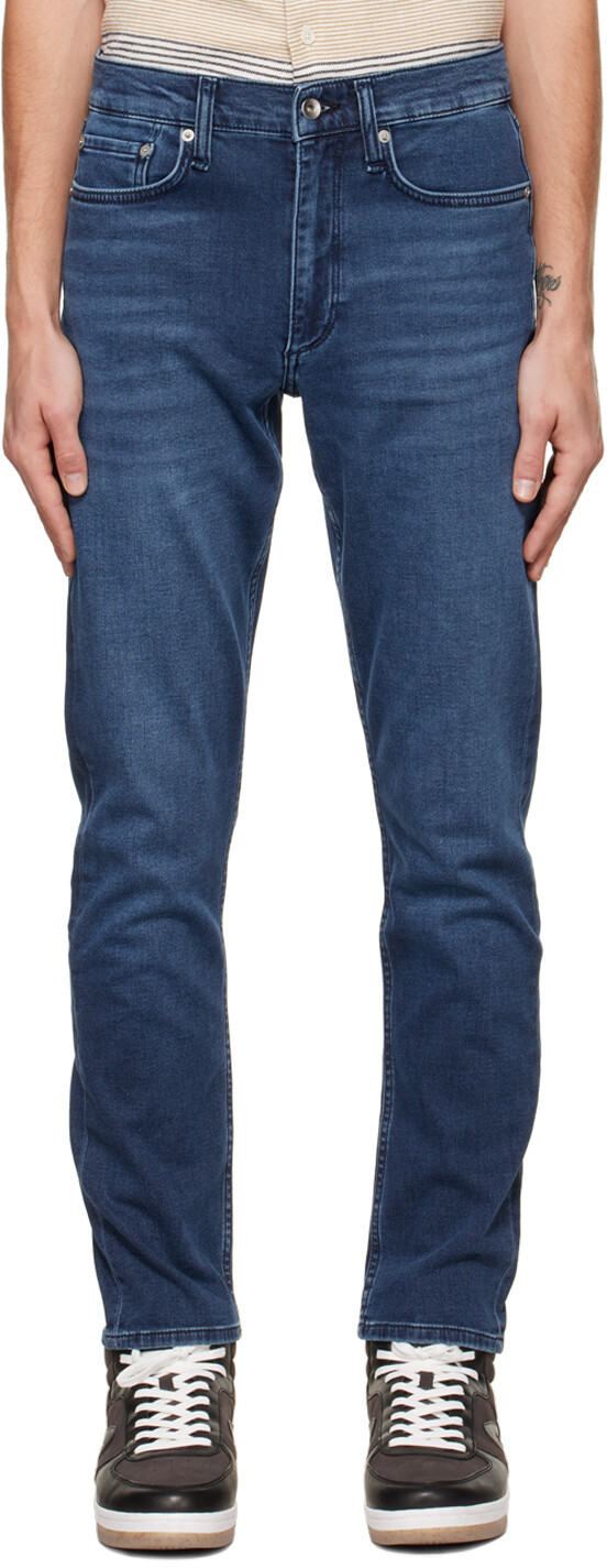 

Синие джинсы скинни 2 rag & bone